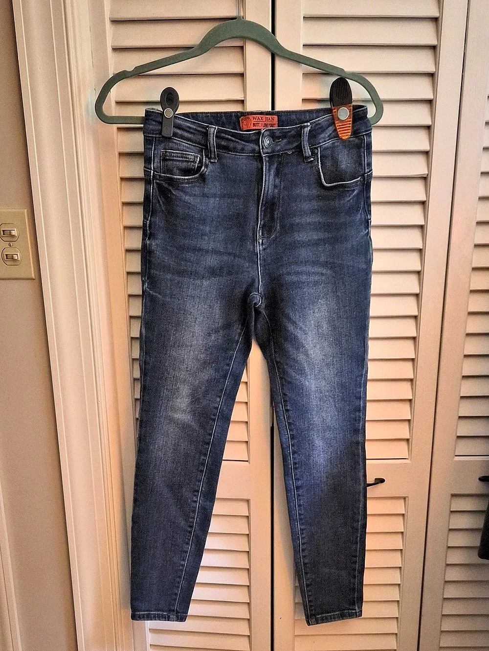 Wax Jean Butt I Love You High-Rise Skinny Jeans Waist 28